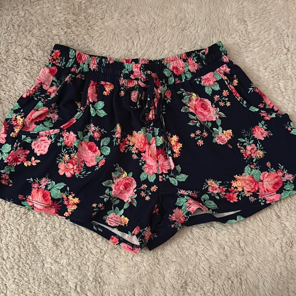 Soft drawstring shorts